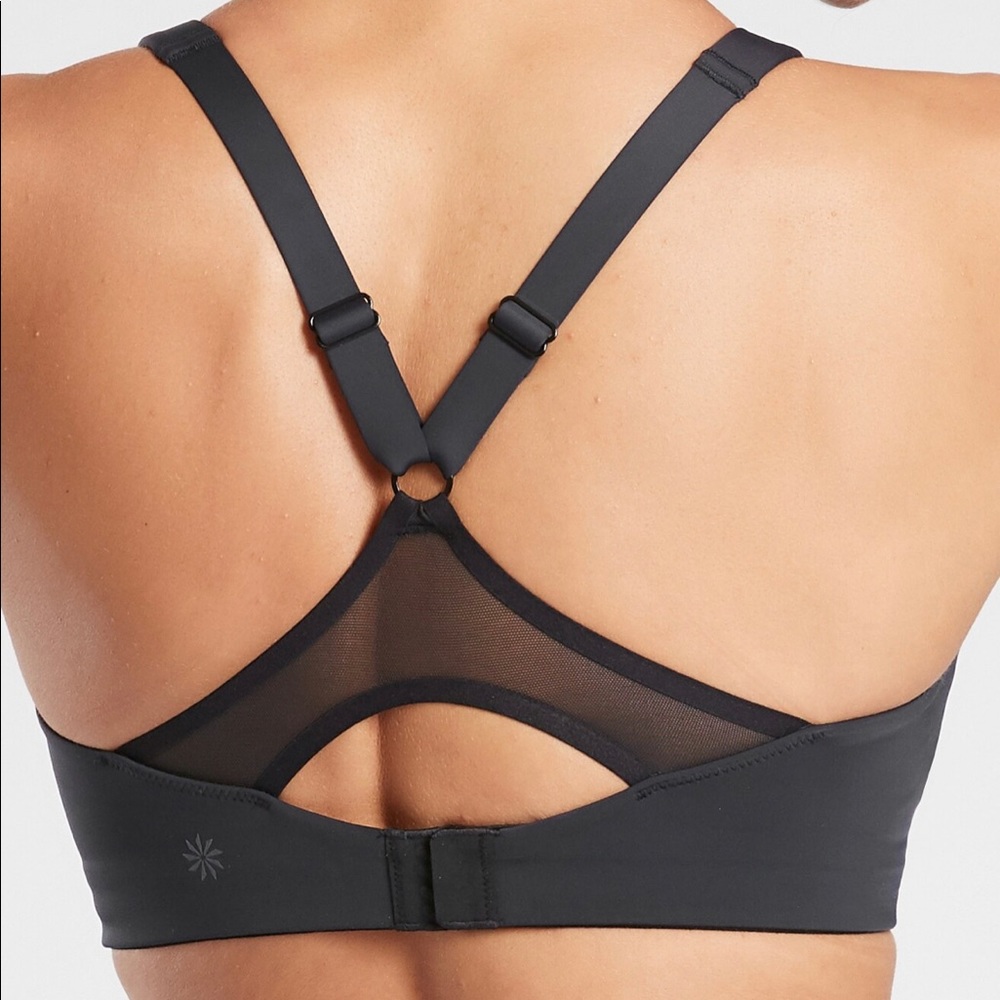 34F Athleta Black Racer Back Sports Bra